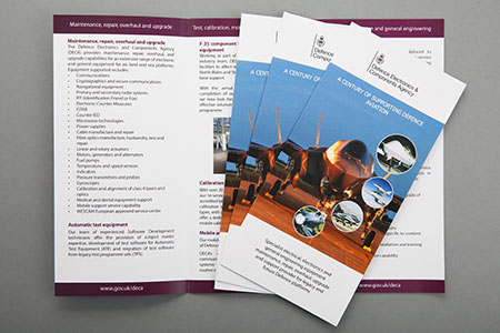 tri-fold leaflets